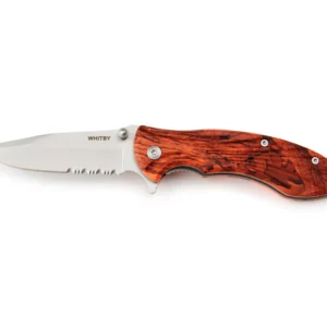 Whitby Orange camo lock knife LK152