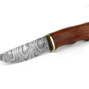 Njord Oskar Damascus Sheath Knife